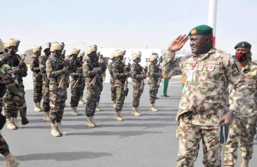 Troops from Nigeria