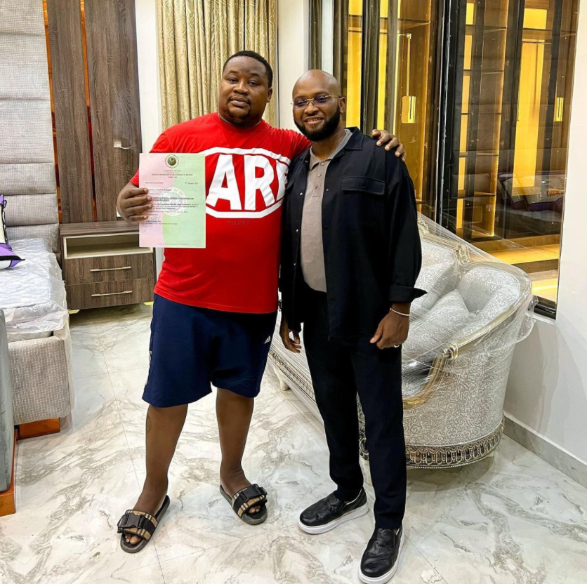 Obi Cubana Shows Off His Appointment Letter